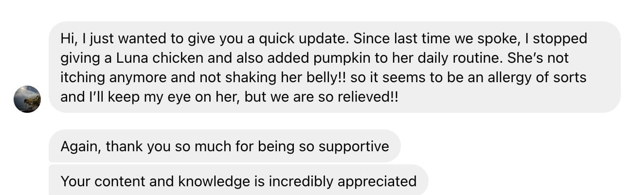 Billys Paw Testimonial 5